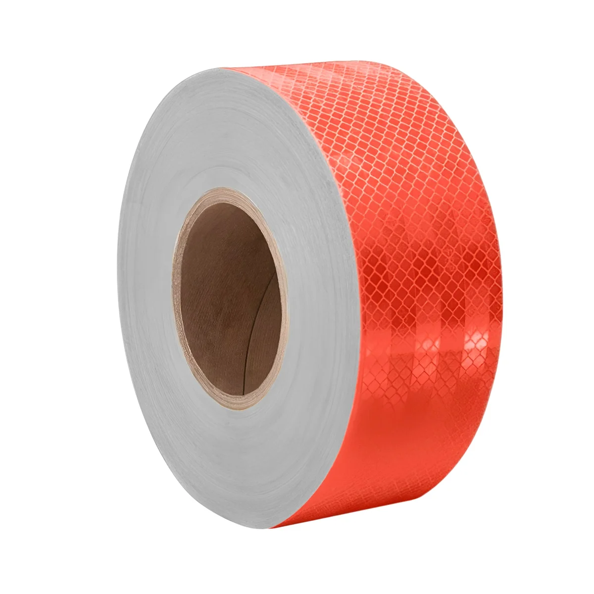 Roll of waterproof reflective self-adhesive safety tape 25m long and 5cm wide for floor marking and hazard warning